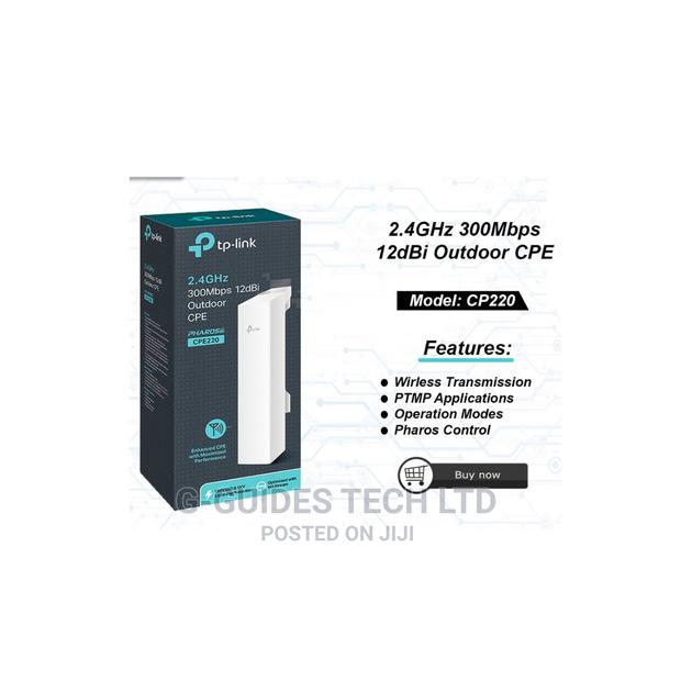 Tp-Link 2.4ghz 300mbps 12dbi Outdoor Cpe Access Point Cpe220 · Photo 5