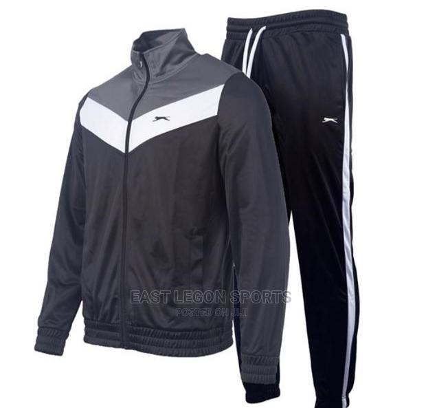 Tracksuit Men Sportswear Long Sleeve Gym Wear Suit M Small L · Photo 1