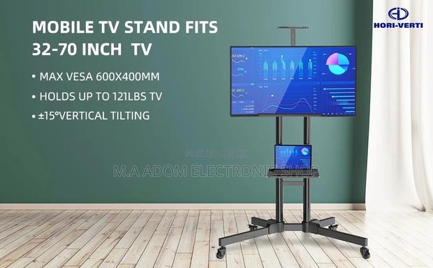 Mobile Tv Trolley Fits 33”-70 Inch Tv · Photo 1