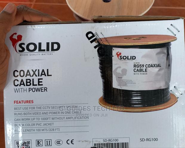 GHT Rg59 Coaxial Cable With Power Cable 100m · Photo 5