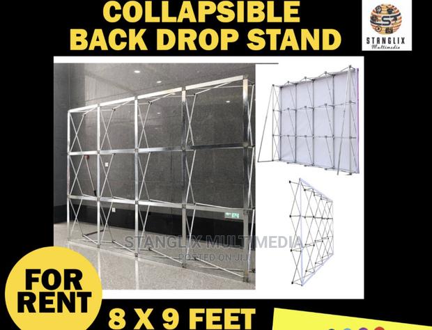 Collapsible 8f By 10ft Back Drop For Rent · Photo 2