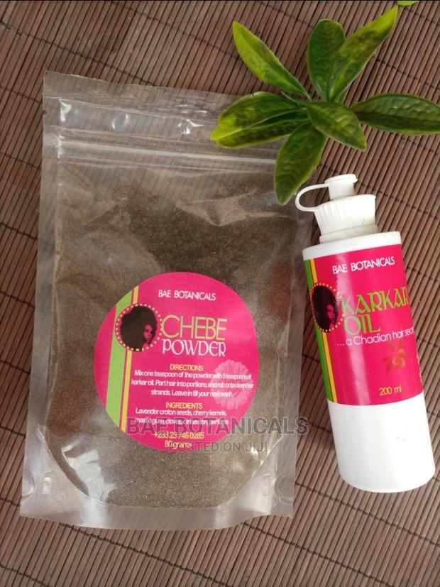 Chebe Powder 80grams Karkar Oil 150ml (Jumbo Size Oil) · Photo 1