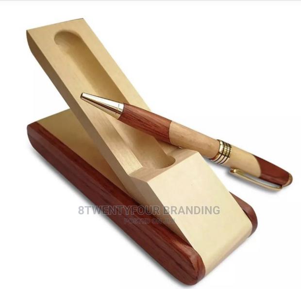 Wooden Pen (MOQ: 5pcs) Pen Only · Photo 1