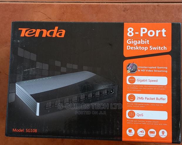 Tenda 8port Gigabit Desktop Switch, 8-Port GIGABIT SWITCH · Photo 6