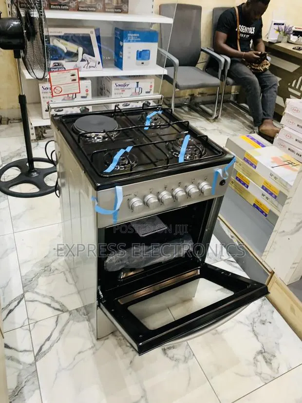 Ultra Modern Sleek Gas Electric Cooker Oven 3-1 · Photo 1