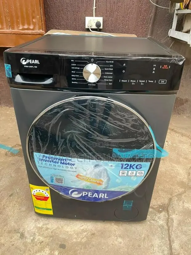 Pearl 12kg Fully Automatic Front Load Washing Machine · Photo 1