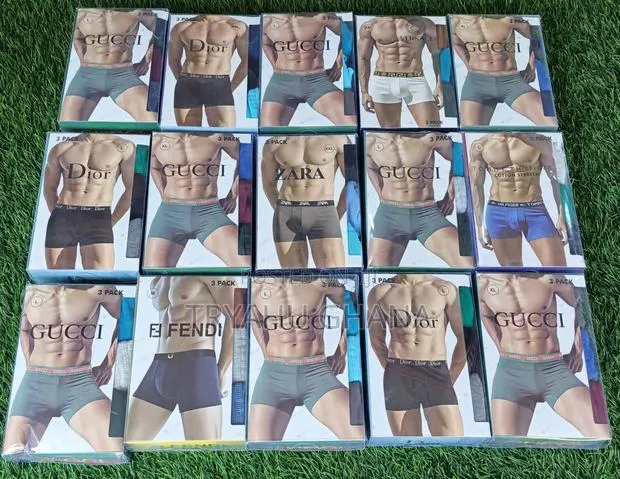 Feel The Fit: 100% Cotton Branded Boxer Shorts — Tryahu New Arrivals · Photo 1