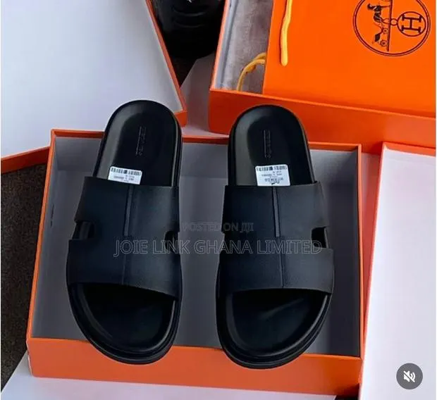Hermes Slippers Chypre H Cutout With Moulded Footbed Now · Photo 1