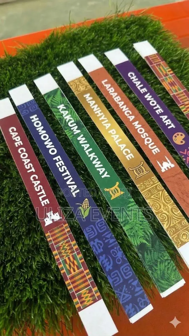 Full Color Paper Wristbands for Events · Photo 1