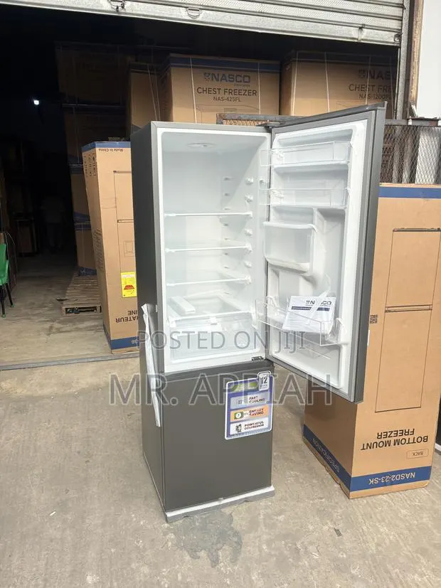 Super Classic Nasco Nasd2-36 Bottom Mount Freezer Fridge(255Liters) · Photo 1