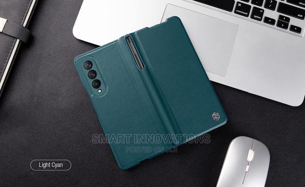 Galaxy Z Fold 5 | Z Fold 4 Qin Leather Case With Pen Holder · Photo 3