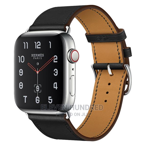 Leather Bracelet Strap Band for Apple Watch Se 7 6 5 4 3 45 · Photo 2