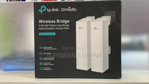 Tp Link Wireless Bridge 5 GHZ Long-Range Access Point-Eap215 · Photo 1
