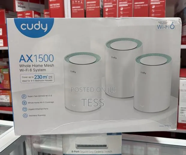 Cudy Ax1500 Wifi 6 Mesh Access Point Dual Band 3 Pack · Photo 1