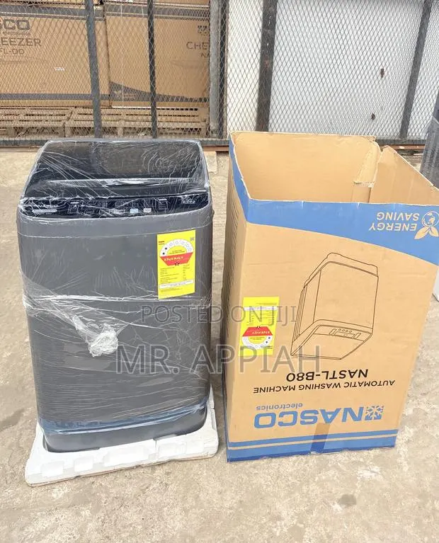 Sealed in Box Nasco Top Load Washing Machine(Nastl-B80)Full Auto · Photo 1