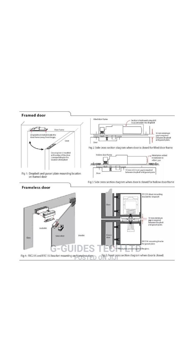 Electric Bolt Lock, 12v DC Electric Drop Bolt Lock · Photo 5