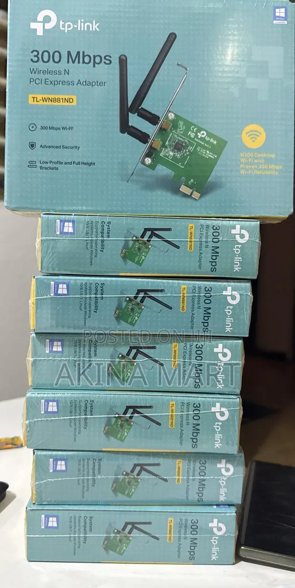 Tp Link 300mbps Wireless N Pci Express Adapter Tl-Wn881nd · Photo 1