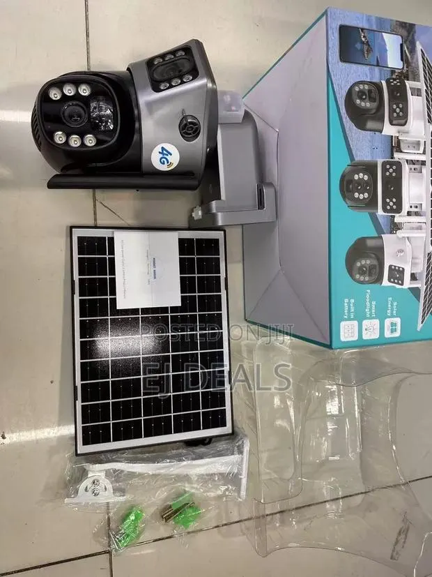 Dual Lens CCTV Solar Camera Supports SIM Card · Photo 1