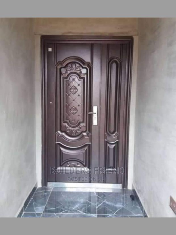 New Entrance Stainless Steel One Half Metallic Security Door · Photo 1