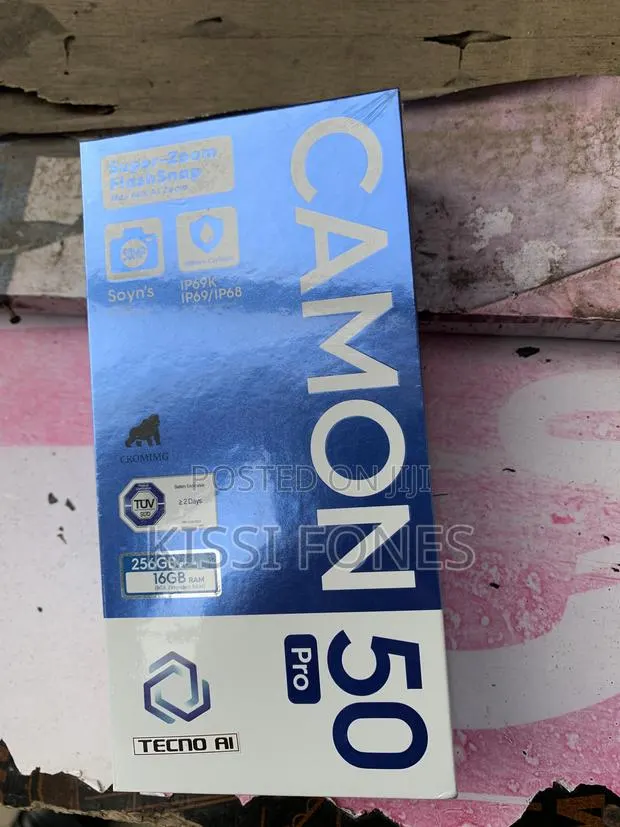 New Tecno Camon 50 Pro 256 GB Black · Photo 1