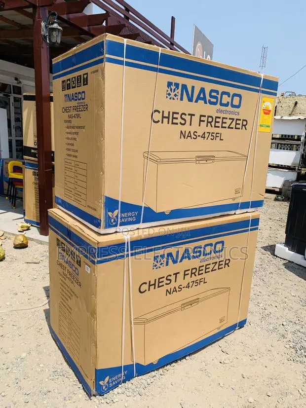 Quality Sleek Nasco 400 LTRS Chest Freezer – Black (NAS-475FL-B) · Photo 1