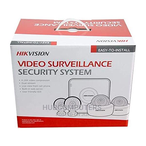 Hikvision +4cam Kit(Ds-J142i/7104hqhi-) 4 Camera CCTV Kit · Photo 1