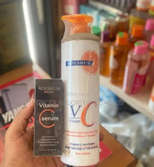 Roshun Vitamin C Face Serum and Body Lotion · Photo 1