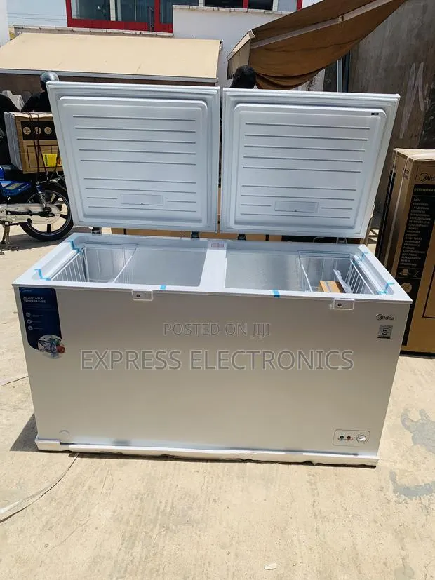 Ultra Modern White Two Door 508l Chest Freezer Midea · Photo 1