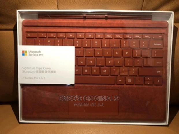 Surface Pro 3 to 7 Signature Keyboard Burgundy Alcantara New · Photo 5