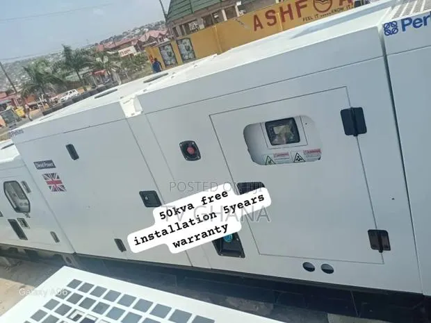Perkins 50kva Silent Generator – Low Fuel Consumption · Photo 1