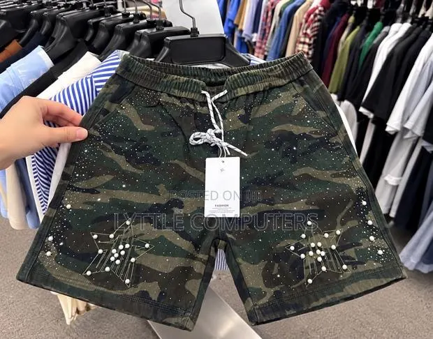 High Quality Solid Camo Shorts