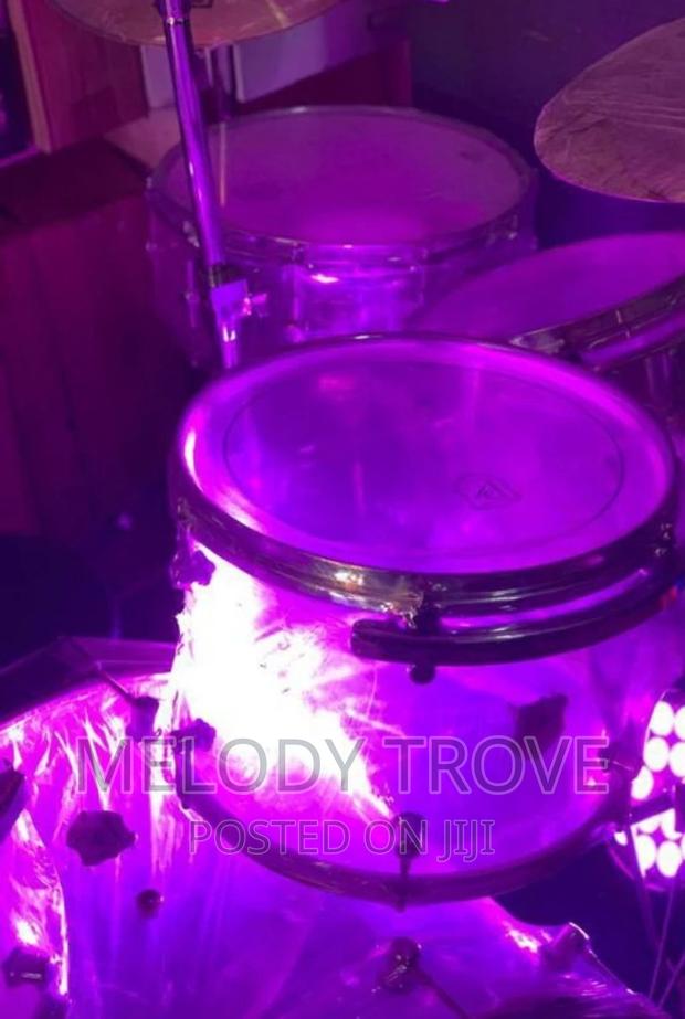 Pz Transparent 8-Piece Full Drumset · Photo 1