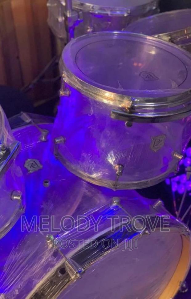 Pz Transparent 8-Piece Full Drumset · Photo 2