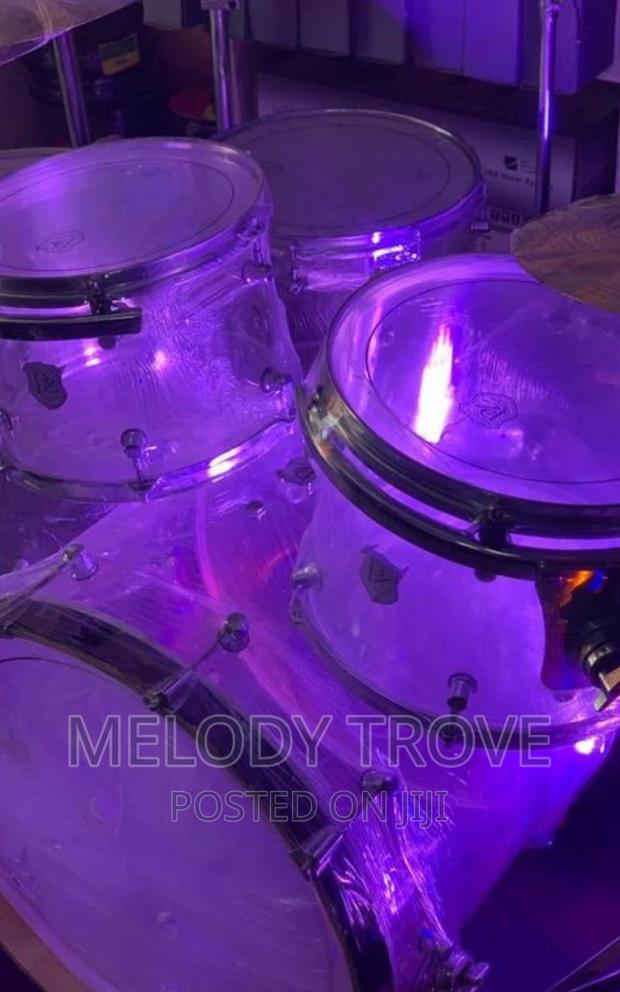 Pz Transparent 8-Piece Full Drumset · Photo 3