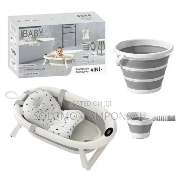 Foldable Baby Bath Set (4-in-1) · Photo 1