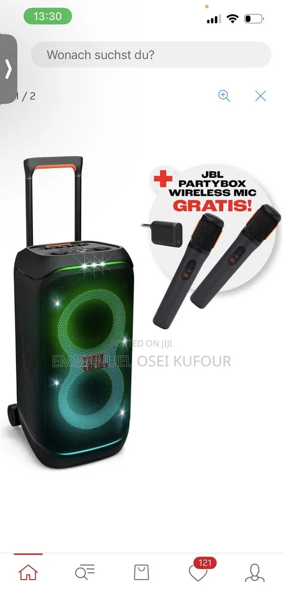 JBL Partybox 320+ 2 Wireless Mic · Photo 1