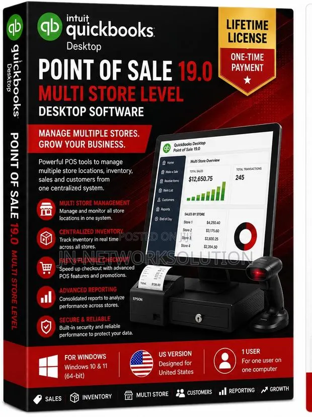 Intuit QuickBooks Desktop Point of Sale 19.0 (Multi Store Level) · Photo 1