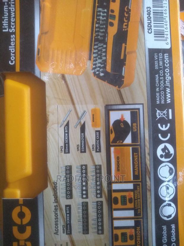 Ingco Cordless Screwdriver · Photo 2