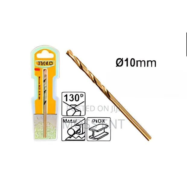 Ingco HSS-Co M35 Drill Bit 10mm - P110c220 - DBT · Photo 1