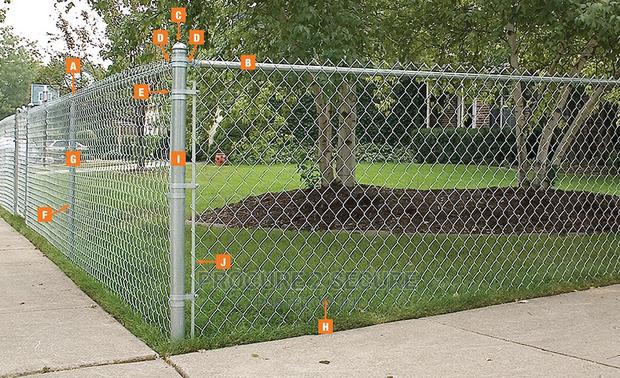 Galvanized Chainlink Wire Mesh Fence · Photo 5