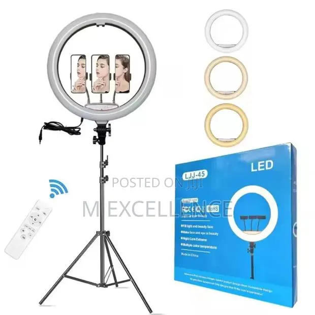 22" Inches Ring Light With Remote Tripod Stand · Photo 1