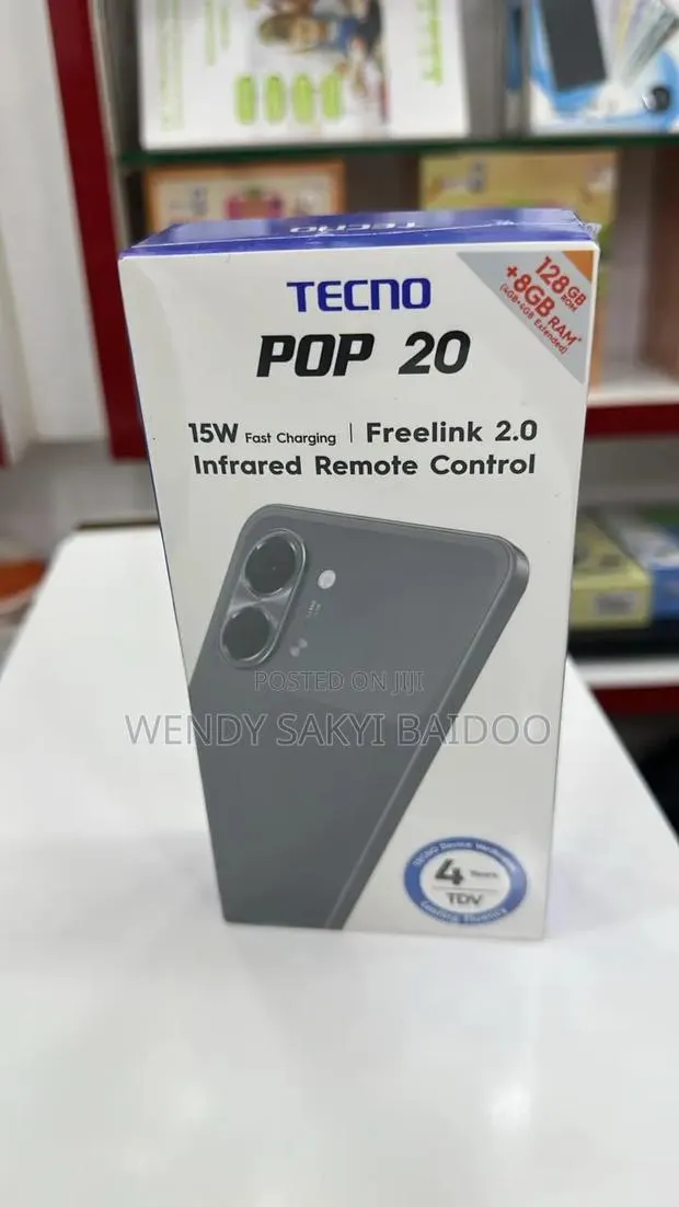 New Tecno Pop 20 128 GB Black · Photo 1