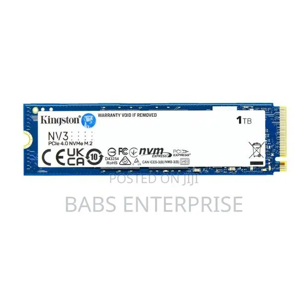 Kingston NV3 1TB PCIe 4.0 NVMe SSD – Ultra High-Speed 6000mb/sM.2 2280 · Photo 1
