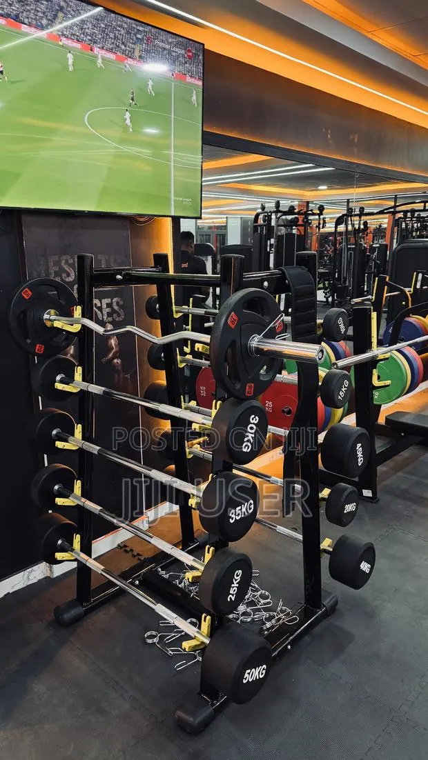 Fixed Barbell With Rack · Photo 1
