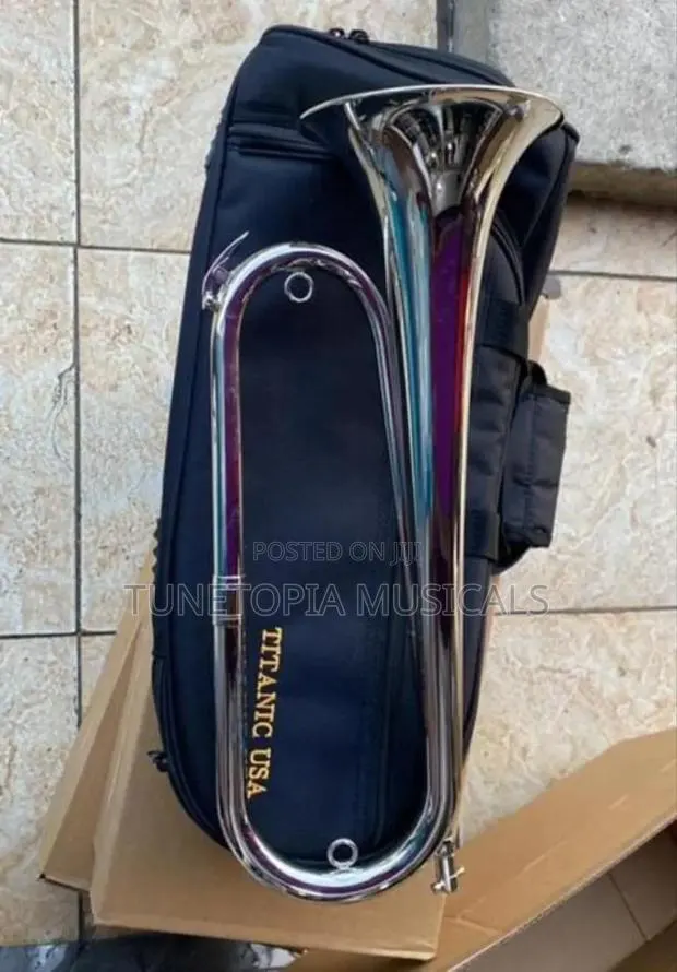 Titanic Brand Bugle In A Silver Finish · Photo 1
