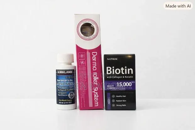 Kirkland Derma Roller and Biotin (Max Hair Beard Results) · Photo 1