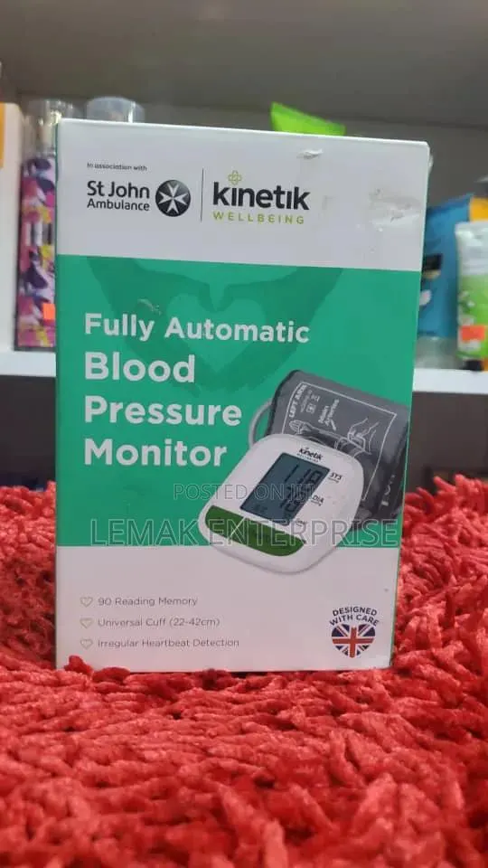 Kinetik Wellbeing Fully Automatic Blood Pressure Monitor