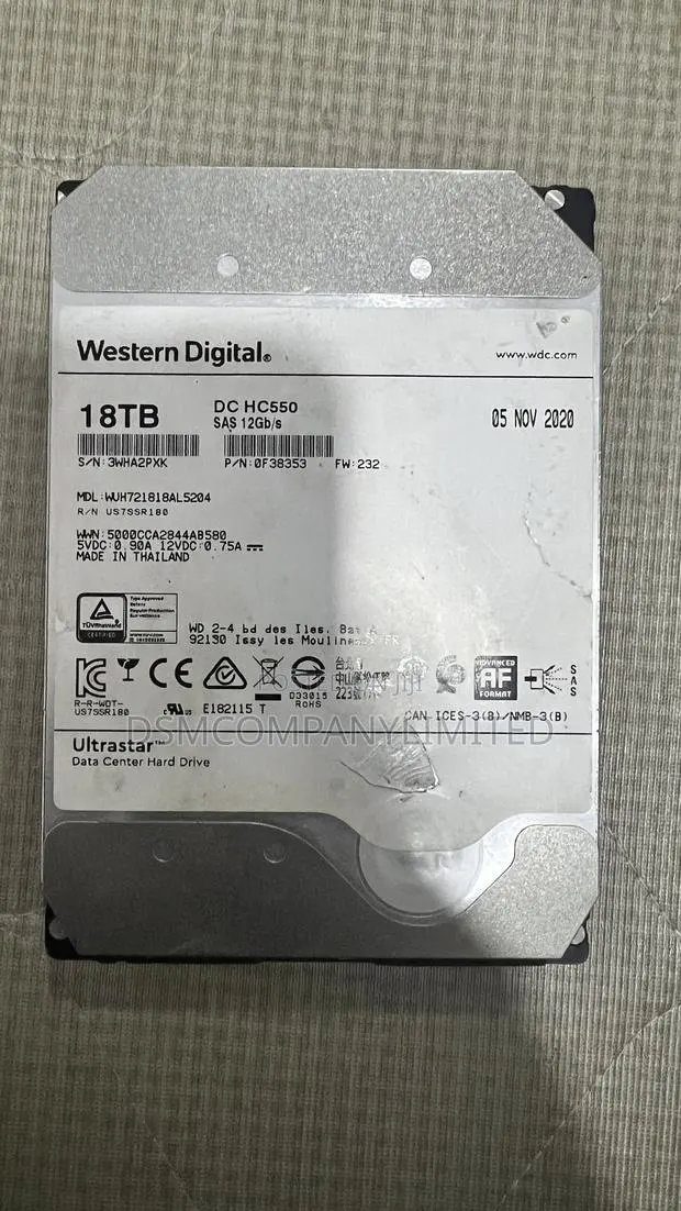 18tb Sas Western Digital Data Center Hard Drive(Dhc) · Photo 1