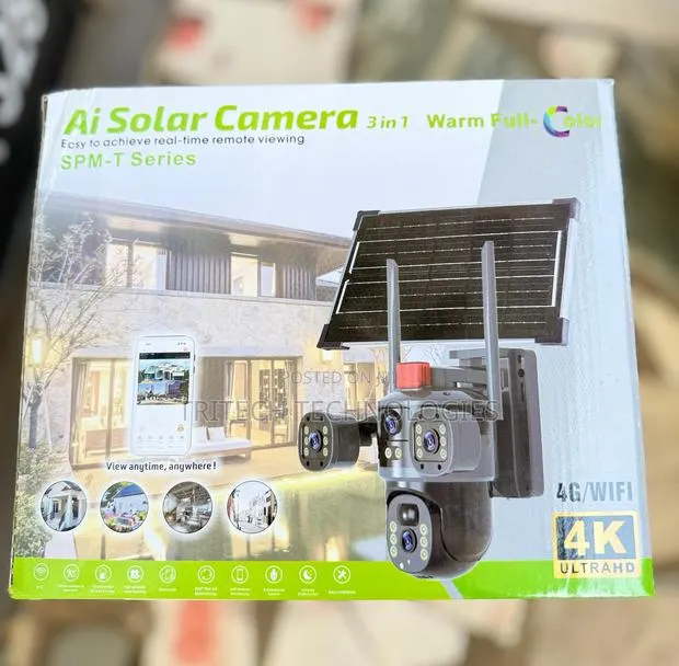 Spark 4g Solar PTZ 3 in 1 SPM-T Series Eseecloud App · Photo 1