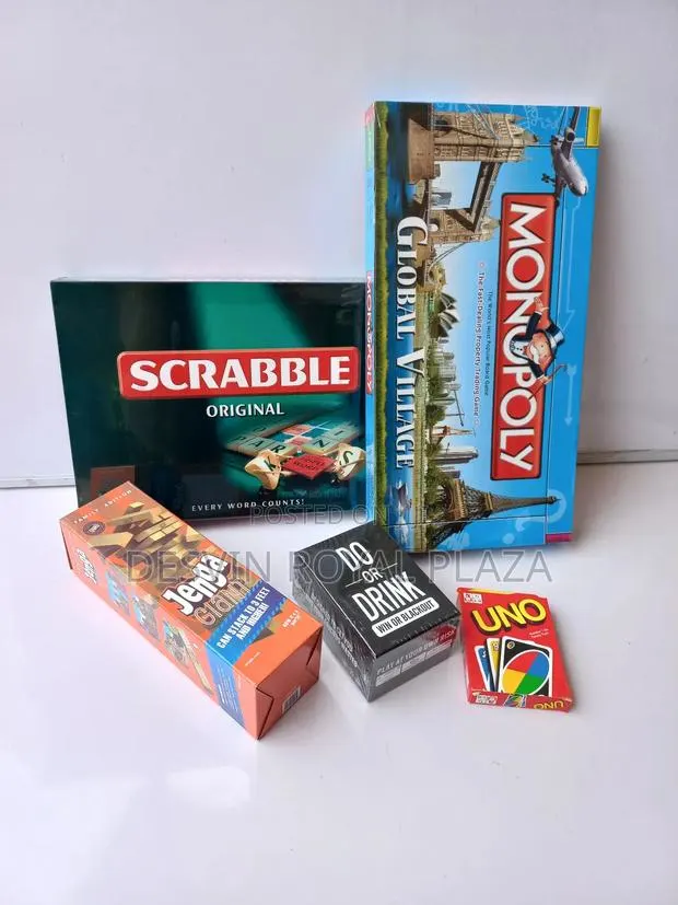 Monopoly + Scrabble + Jenga + Uno + Do or Drink · Photo 1